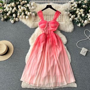 Urban Sexy Dresses Fashion Summer High Weist A-Line Dress Women Sexyless Slimp Slim Fit Beach Party Clothes Vestidos Femininos FRETE 2023