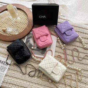 Bolsa de mão de luxo designer de malha rômbica mini corrente marca de alta qualidade bolsa diagonal clássica canal 4032