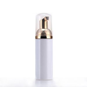 50 ml Reise-Schaumflaschen, leere Kunststoff-Schaumflaschen mit goldener Pumpe, Handwaschseife, Mousse-Cremespender, sprudelnde Flasche, BPA-frei Fhtgx