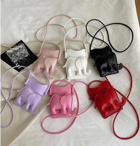Bolsa transversal feminina de couro bolsa em formato de elefante capa para celular para pendurar bolsas femininas pequenas
