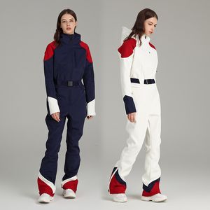 Other Sporting Goods Winter OnePiece Ski Suit Women Outdoor Sports Snowboard Overalls Jumpsuit Thickened Warm Set Windproof Waterproof 230617