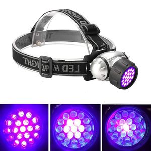 Reflektory 19LED UV Ultraviolet Reflight Blacklight wielofunkcyjny reflektor lampa Flash Flash dla plam moczu zwierząt domowych przenośne czarne światło na zewnątrz 230617