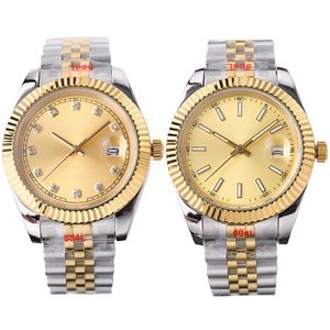 Puzzle Daydate Quartz Watch Watch 31/36 mm AAA wysokiej jakości zegarki mechaniczne ze stali nierdzewnej Super świetliste zegarek dla mężczyzn 28/41 mm pary Modne zegarek Montre Montre