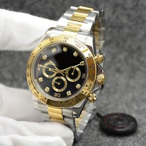 Quality Mens Watch ST9 Steel All Subdials Working 40mm Automatic Mechanical Movement Sapphire Glass Mens Ceramic Bezel Cosmograph Watches Dhgate Wrist watches