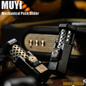 Tol MUYI EDC Legering Ratchet Snap Coin Vingertop Gyro Hardcore Decompressie Speelgoed 230616