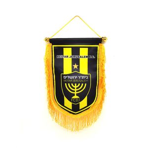 Bannerflaggor Beitar Jerusalem hängande flagga dubbelsidiga juldekorationer Family Gift 230616