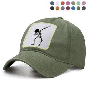 Ball Caps Skull iskeleti beyzbol şapkası harajuku hip hop baba katı kamyoncu güneş gölge şapka casquette kemik snapback womnan adam sunhat şapka