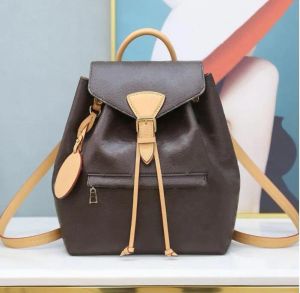 Luxurys designers ryggsäck kvinnor axelväskor mode messenger skolväska handväska montsouris kvinnlig ryggsäck 3aaa louiseitys crossbody viutonitys väska