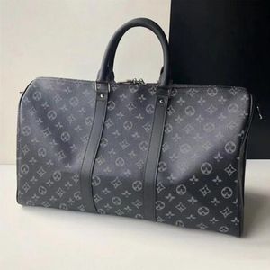 Bolsa de grife de qualidade tep, bolsa duffle, bolsas de viagem com corrente, louiseitys, estampa de couro, listras, carta, macia, única, tamanho grande, bolsa de bagagem de grife, bolsa tote