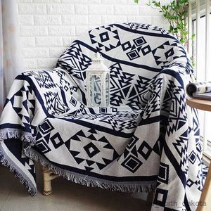 Blankets Sofa Blanket Decorative Throw Blanket Knitted Sofa Towel Nordic Travel Bedding R230617