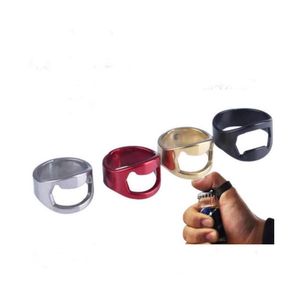 Openers Stainless Steel Finger Ring Bottle Opener Portable Fashion Decoration Gadget Bar Kitchen Tool Beer Thumb Drop Delivery Home Dhcqi