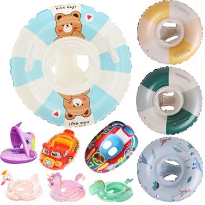 Tubi galleggianti gonfiabili Galleggianti per piscina per bambini Anti perdite Baby Swim Ring Tube Toy Seat Bambini Circle Float 230617