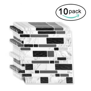Naklejki ścienne Vividtiles Premium kuchnia łazienka 3D Płytki Peel and Stick Winyl Wallpaper Modern Decor Decor 230616