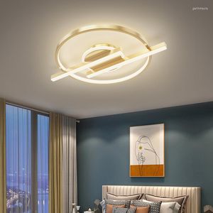 Lampadari Lampadario a soffitto a led contemporaneo per soggiorno, camera da letto, lampade El, decorazione domestica, lustro rotondo, illuminazione per interni