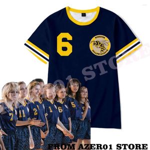 Camisetas masculinas WHS Yellowjackets Uniforme de futebol Merch T-shirt Shauna Shipman Estampa Verão Homens/Mulheres Streetwear Camiseta Manga Curta