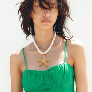 Подвесные ожерелья 2023 Summer Trend Za Серьги Starfish For Women Vintage Holiday Party Jewelry Accessory 230617