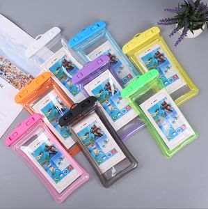 حقيبة أكياس مقاومة للماء مهواة PVC PVC Protction Pouch Pouch Case Diving Swimming Sports for iPhone 12 Mini 11 Pro Max X XS XR