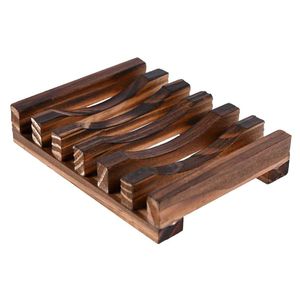 Seifenschalen Tragbare Natürliche Holz Tablett Halter Geschirr Lagerung Bad Dusche Platte Hause Badezimmer Waschen Organizer Drop Lieferung Garten Zugang DH3R9