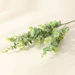 Dried Flowers Fork Artificial Long Plant Eucalyptus Home Wedding Photography Floral Art Crafts Flower Arrangement Accessories Christmas