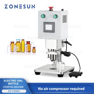 Zonesun Manual Sealing Machine الكهربائية القارورة الزجاجية الزجاجية زجاجة سداد