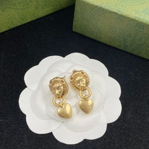 Qualitäts -Vintage -Ohrringe 925 Silberdesigner Ohrring für Frauen Briefe 18K Diamond Valentine Hochzeitsgeschenke