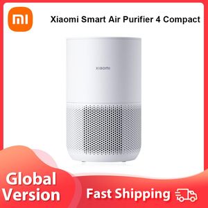 Purifiers Xiaomi Air Purifier 4 Compact Intelligent Oled Touch Screen Display Air Purifier Ozone Generator Hepa Filter Smart App Wifi