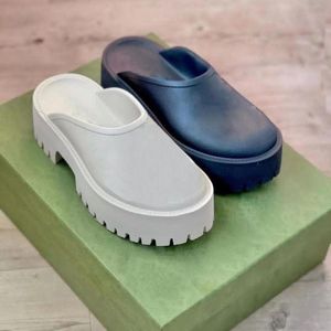 kadın ayakkabısı platform ayakkabı kadın için sandalet kadın için tasarımcı slayt tasarımcı ayakkabı kadın terlik siyah erkek ayakkabısı Yüksek Topuk beyaz kadın topuk 2.2 Inç