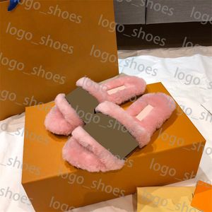 Роскошные мягкие плюшевые тапочки Классическая женская плоская базовая обувь сандалий бренд v Печатная тапочка зима теплые домашние обувь