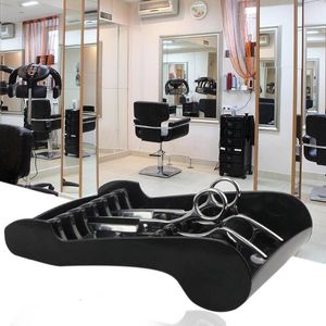 Outros cuidados com o cabelo Salon Shears Stand Rack Case Hair Scissor Holder Rack 6 Holder Hair Scissor Organizer Bandeja de armazenamento para Cabeleireiro com 2 ventosas 230616