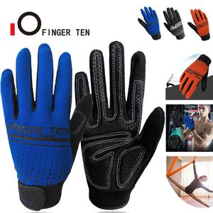 Sports Gloves Professional Gym Fitness Men Women Full Finger Power Weight Lifting Crossfit Workout Bodybuilding Drop 230616