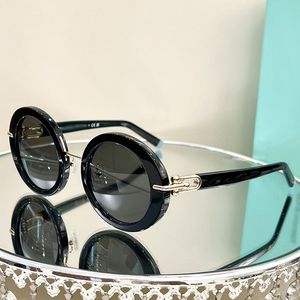 Sonnenbrille für Damen, runder Rahmen, TF4201, dicke Gläser, modischer Retro-Stil, Luxus-Qualität, Designer-Sonnenbrille für Herren, UV-Schutz, Outdoor, klassisch, Originalverpackung