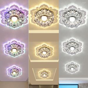 Ceiling Lights Luxury Flower LED Chandelier Indoor Light Mounted Gallery Spotlight Aisle Corridors Lamps Home Decoration