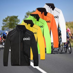 Cykeljackor Moto POC Ultra Light Windproect Cycling Jackets Män Kvinnor Vattentät vindrock Reflekterande cykelkläder Mtb Road Bike Jacket 230616