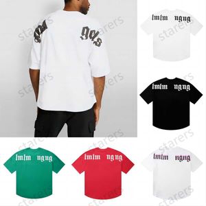 Mens Women Palmes Angel Designers T-shirts Tees Apparel Topps Man Casual Chest Letter Shirt Luxurys Clothing Street Shorts Palm Sleeve Clothes Angels T Shirts On12