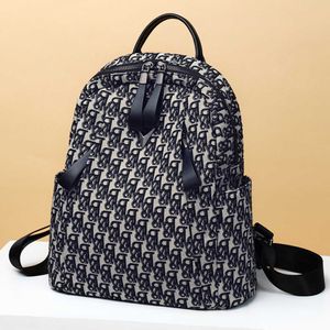 2023 Viney frauen Sommer College Mode Kapazität Leinwand Reise Junior High School Student Rucksack schweizer getriebe schulter taschen