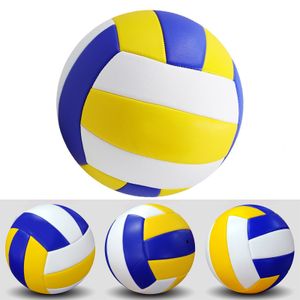 Balls Voleybol PVC Profesyonel Yarışma Su Geçirmez Plaj Açık İç Mekan Antrenman Topu Yumuşak Işık Hava Etki 230615