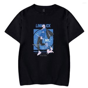 Men's T Shirts Link Click Anime Tshirt Crewneck Short Sleeve Women Men T-shirt Harajuku Streetwear 2023 Casual Style Unisex Clothes
