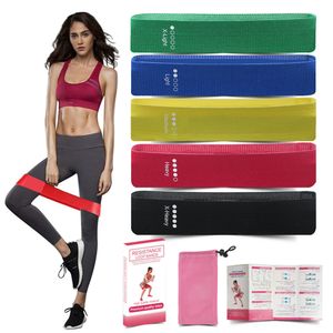 Faixas de resistência conjunto de tecido para exercícios antiderrapante treino de treino fitness pernas bumbum equipamento de ginástica para musculação doméstica 230617