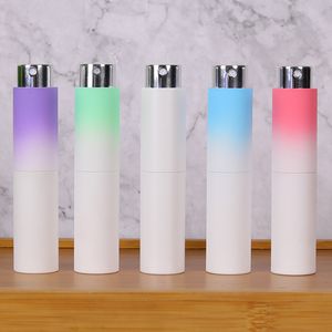 8ml Packaging Bottles Gradient Color Perfume Bottle Plastic Essential Oil Spray Bottle Portable Empty Cosmetic Bottles Q208