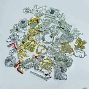 Charms 35Pcs Mixed Fashion Fit For Womens DIY Jewelry Accessories T005 Drop Delivery Findings Components Dhgarden Dhtj3