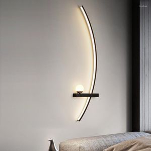 Lâmpada de parede Designer moderno LED Iluminação interna Aplicação para cozinha Sala de jantar Sala de cabeceira Corredor Luz nórdica Decoração de casa