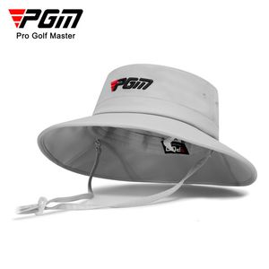 Snapbacks PGM Golf Men Chapéu Ajustável à Prova de Vento Corda Caps Cintura Faixa Absorvente de Suor Chapéus Pescador MZ059 230615