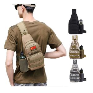 Outdoor Bags 20L Tactical Hiking Sling Bag Sports Climbing Camping Hunting Shoulder Fishing for Women Men Bottle Pack Molle Backpack 230617