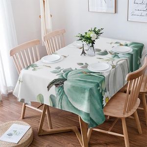 Tovaglia Ringraziamento Autunno Zucche Tovaglia Impermeabile Sala da pranzo Rettangolare Rotondo Tessili per la casa Decorazione della cucina