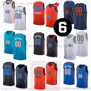 Draft Pick Custom Printed Basketball Jersey 3 Josh Giddey 2 Gilgeous-Alexander New Season Dario Saric Chet Holmgren Williams Ousmane Dieng Tre Mann Jerseys