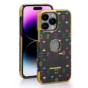 Piękny iPhone Phone Case 15 14 13 Pro Max skórzana najwyższej jakości luksusowa skóra luksusowa torebka jakość 18 17 16 15pro 14pro 13pro 12pro 12 skrzynek z opakowaniem logo pudełka