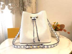 designers de luxo senhora NEONOE bolsas de balde sela bolsas de flores bolsas femininas bolsa de marca carta couro genuíno bolsa de ombro crossbody multi pochette m46472