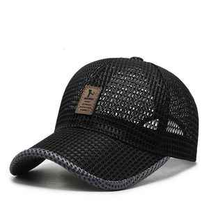 Snapbacks Binicilik Balıkçı Vizörleri Kepi Nefes Alabilir Mesh Summer Summer Tenis Golf Kapakları Kadın Erkek Sokak Giyim UV Koruma Moda Panama 230615