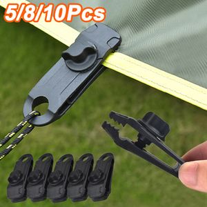 Outdoor Gadgets 1085 PCS Tarpaulin Clip Awning Tent Clamp Canopy Lashing Buckle Jaw Grip Camping Hook Anchor Windproof Rope Barb 230617