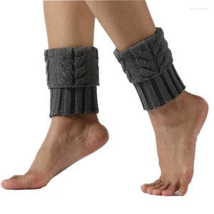 Women Socks Warm Wool Leg Cover Knitted Boot Leggings Autumn And Winter Foot Twist